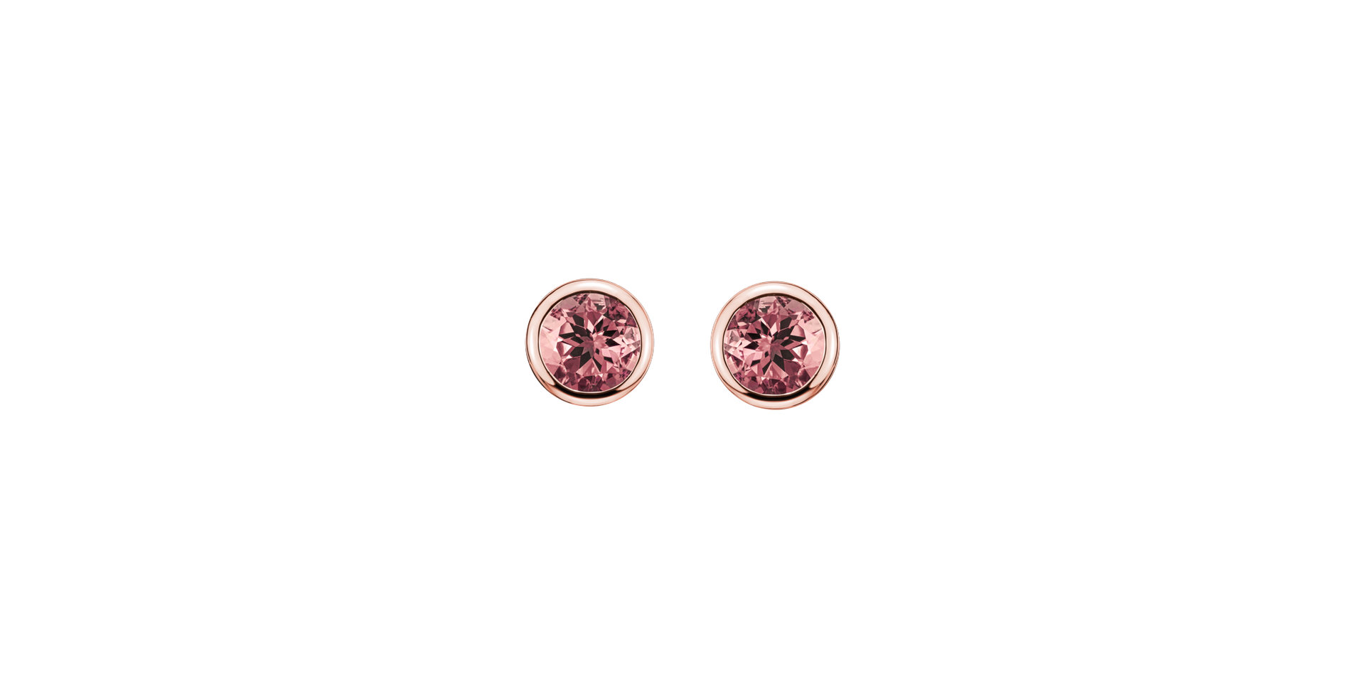 Earrings with Tourmaline Shiny Dots