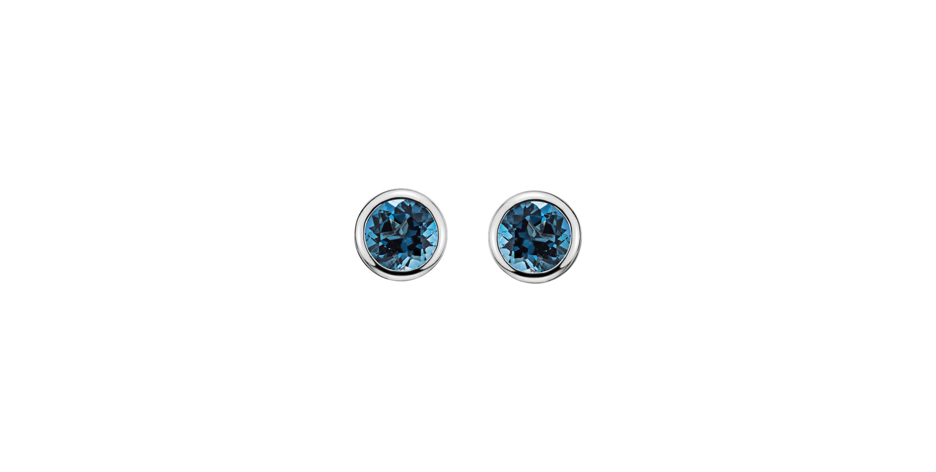 Earrings with Topaz Neon Dots