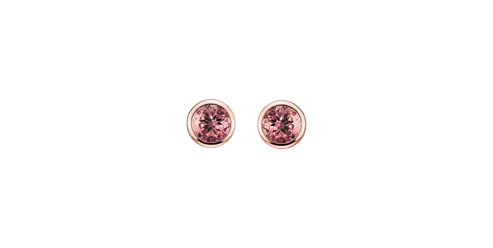 Earrings with Tourmaline Neon Dots