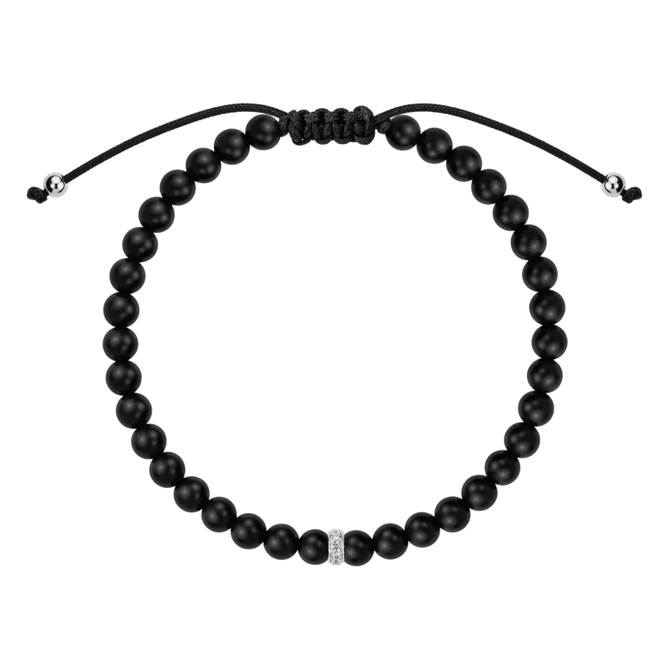 Diamond bracelet with Agates Shadow Coil