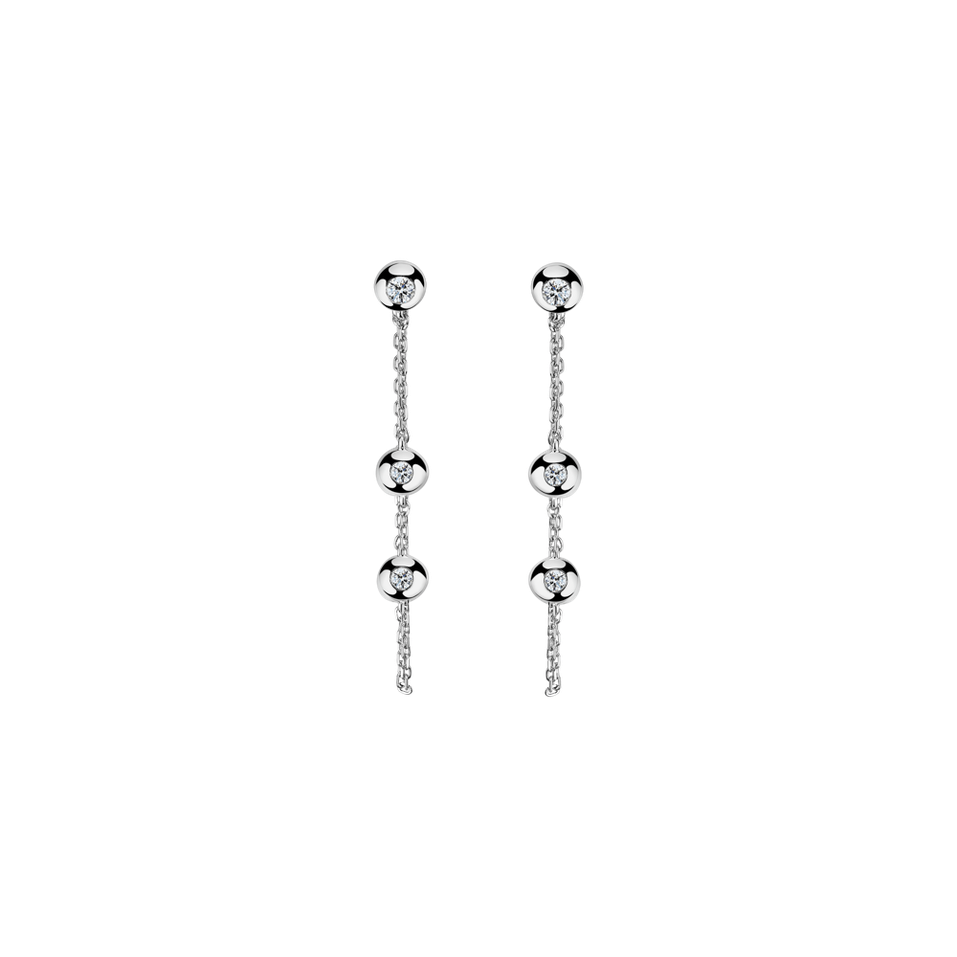 Diamond earrings Bright Dots