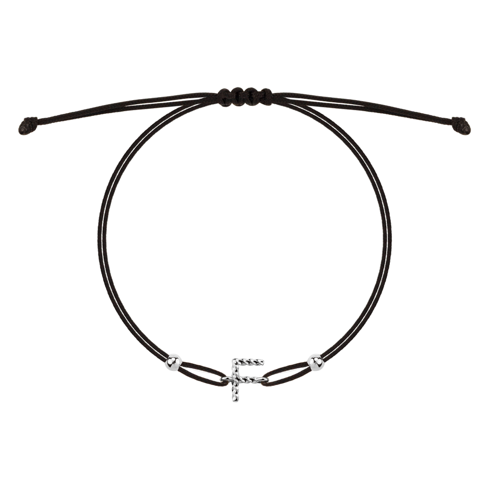 Bracelet Spiral Alphabeth F