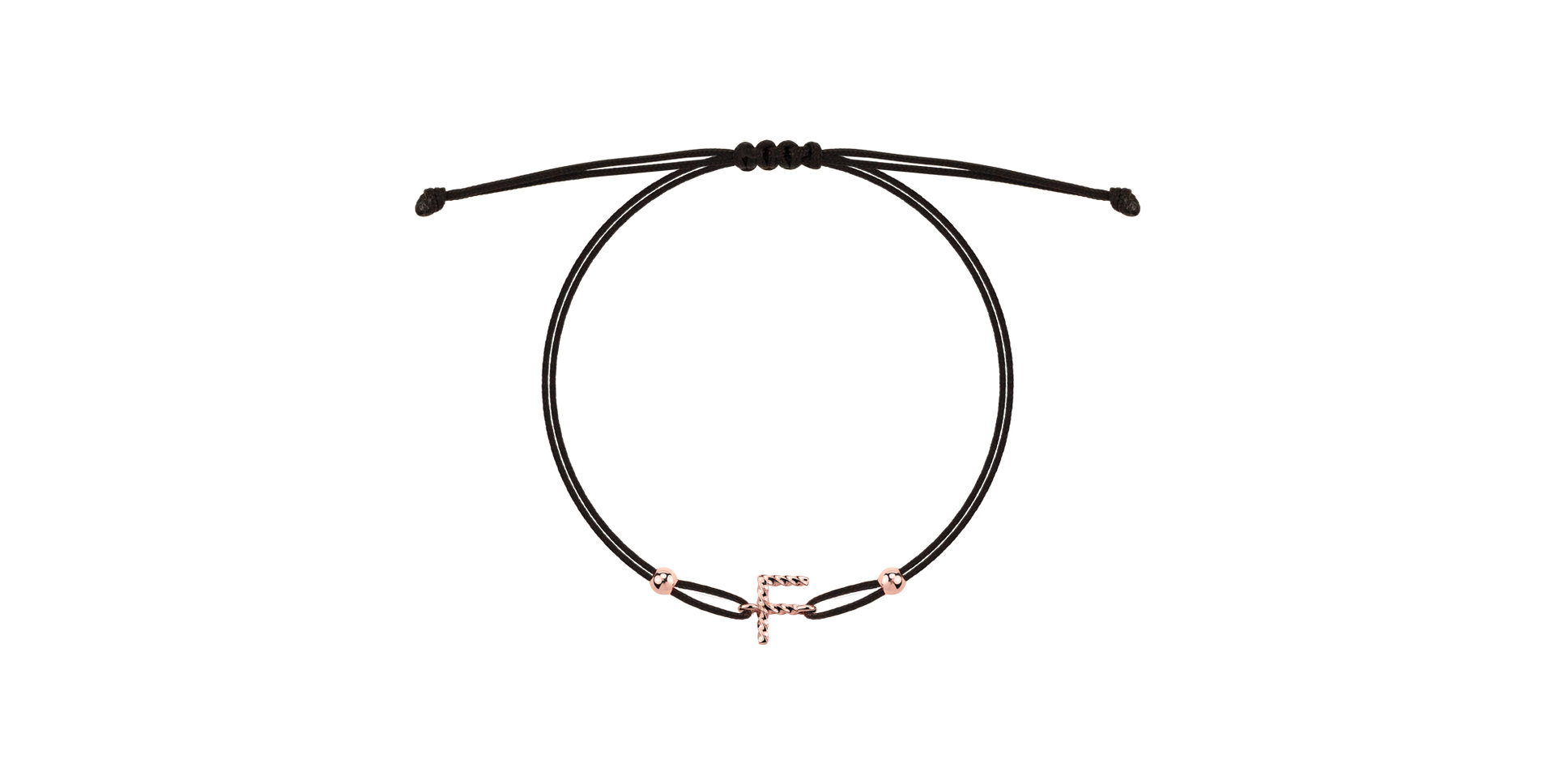 Bracelet Spiral Alphabeth F