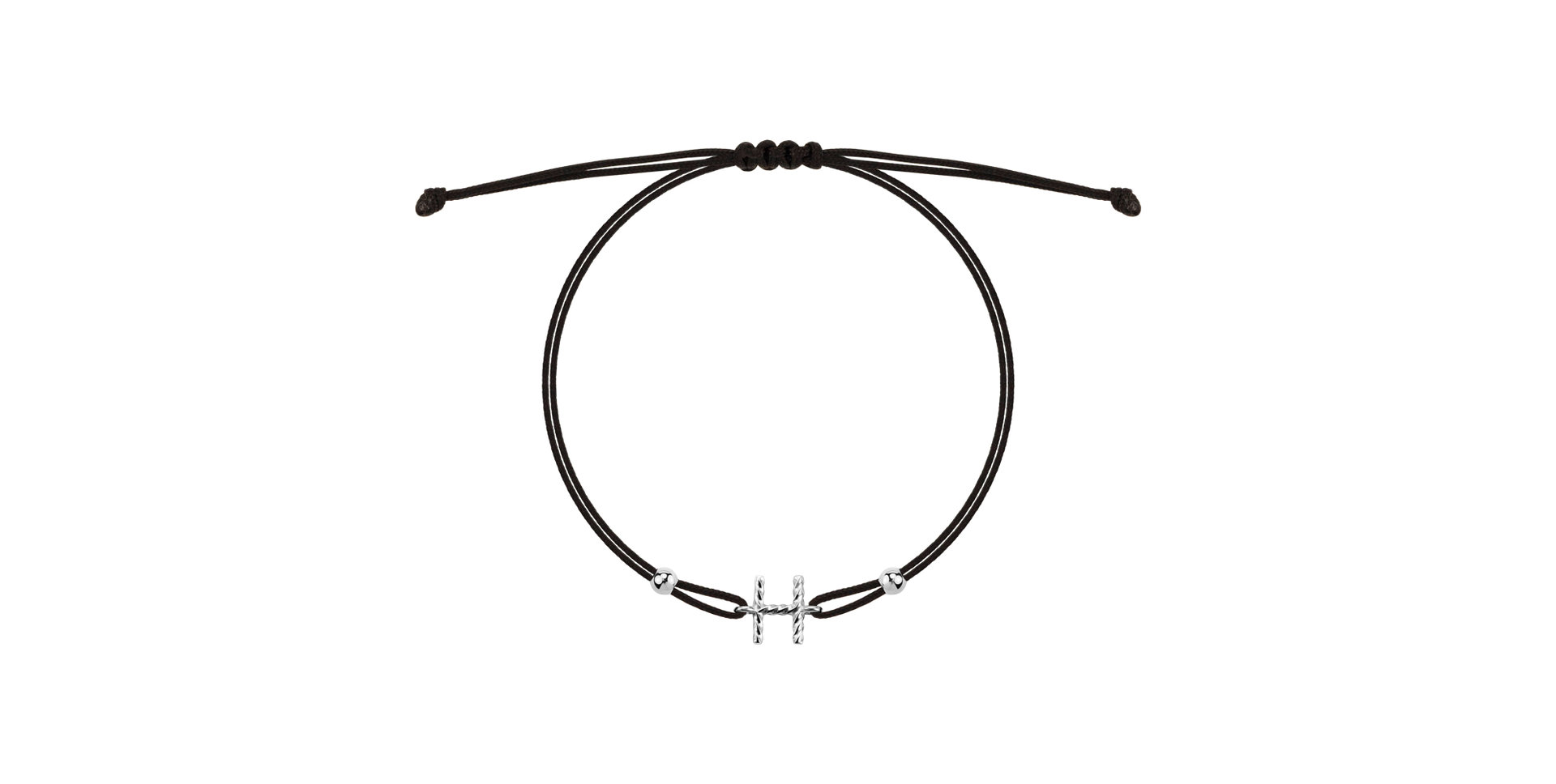Bracelet Spiral Alphabeth H