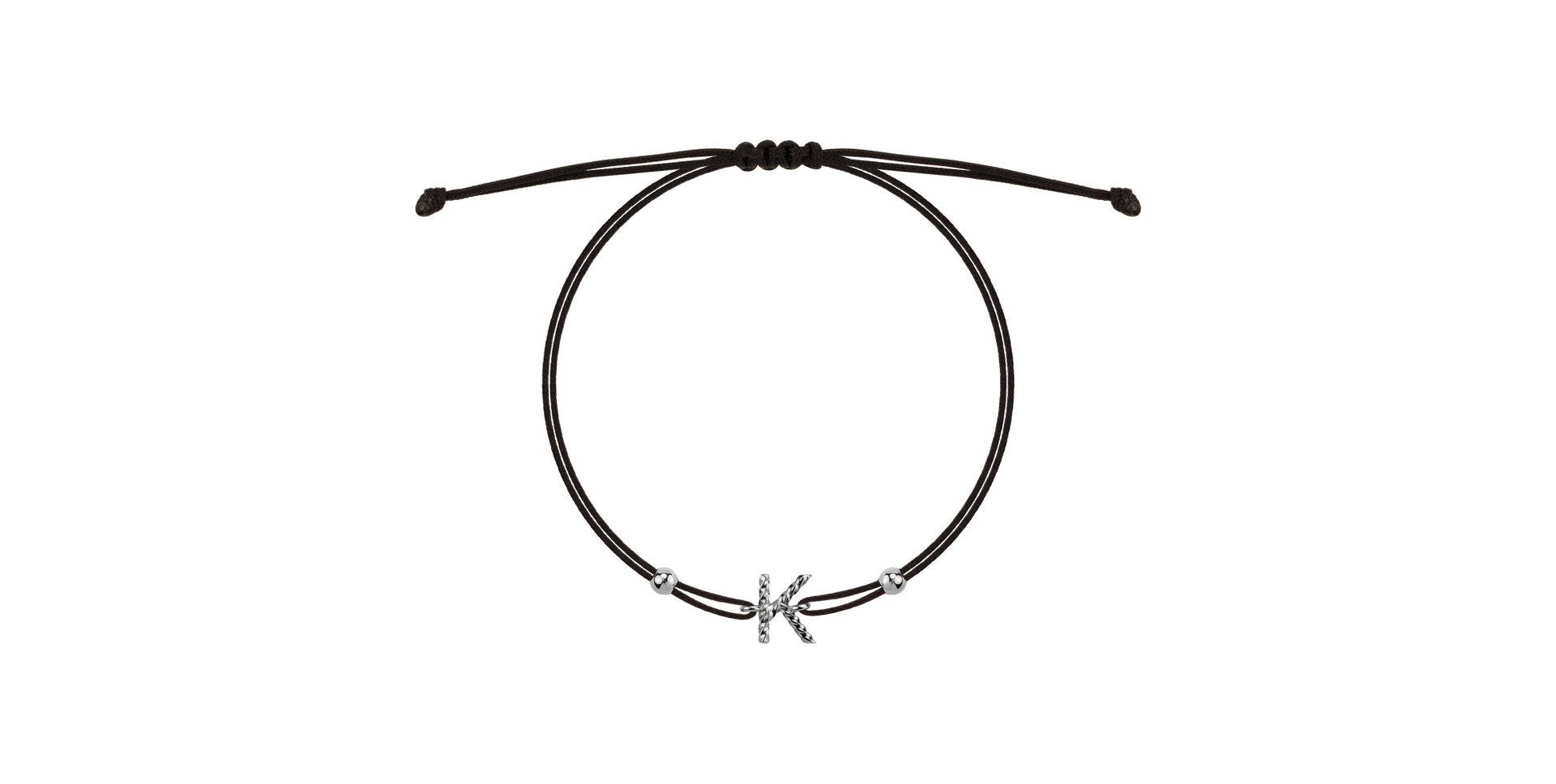 Náramok Spiral Alphabeth K