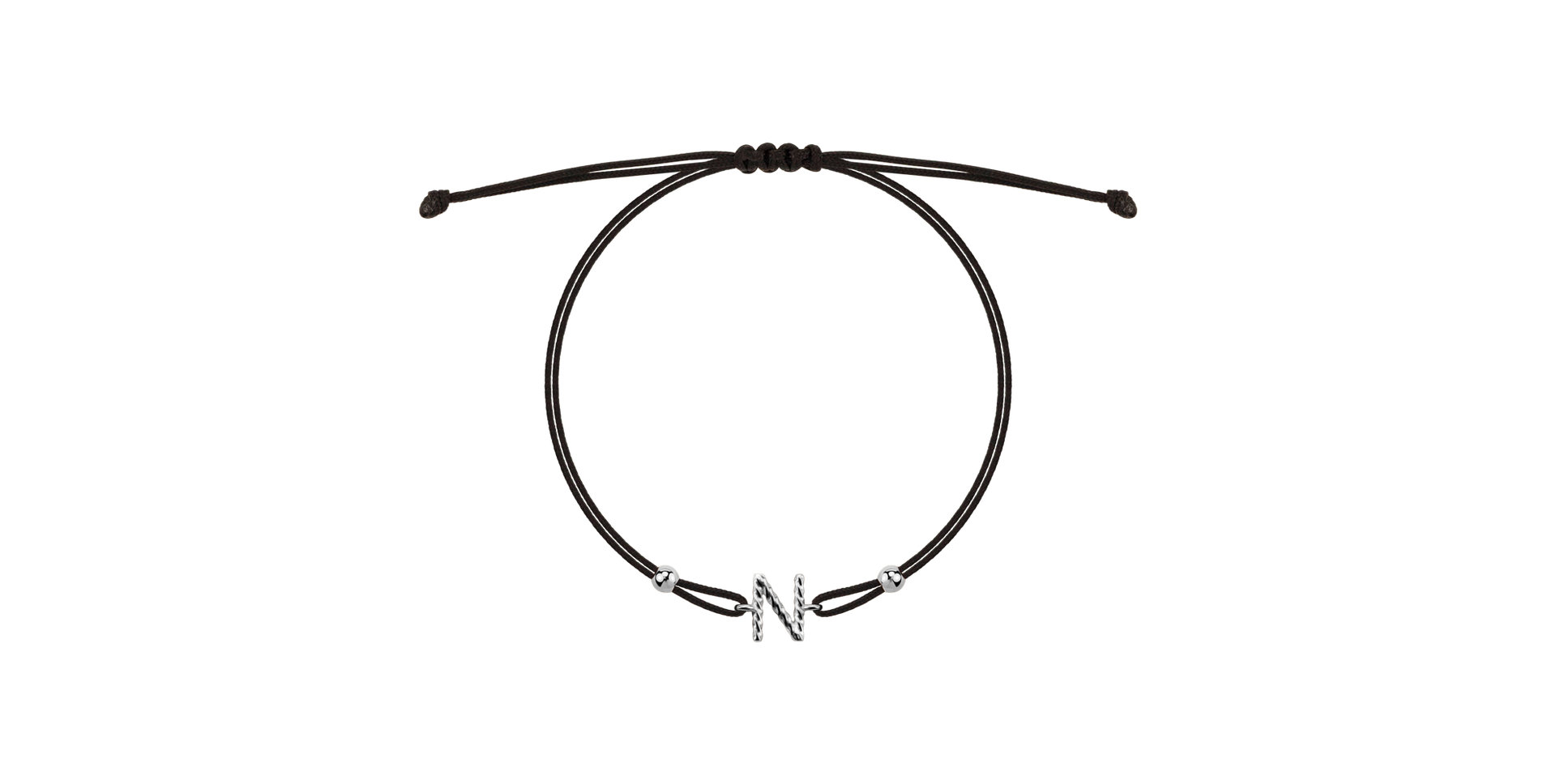 Bracelet Spiral Alphabeth  N