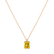 Diamond necklace with Citrine Mireth2