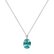 Diamond necklace with Apatite Élise2