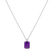 Diamond necklace with Amethyst Carlotta2
