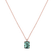 Diamond necklace with Tourmaline Carlotta2