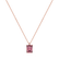Diamond necklace with Tourmaline Carlotta2