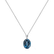 Diamond necklace with Topaz Élise2