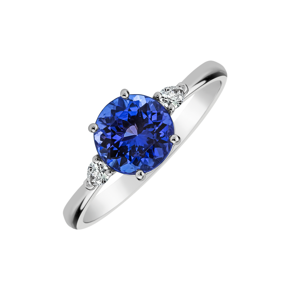 Diamond ring with Tanzanite Royal Oasis
