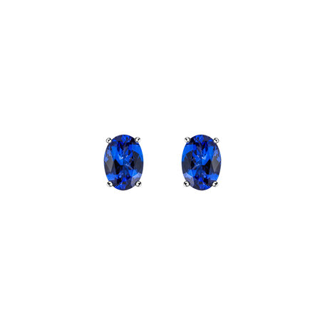 Earrings with Tanzanite Mystic Abyss