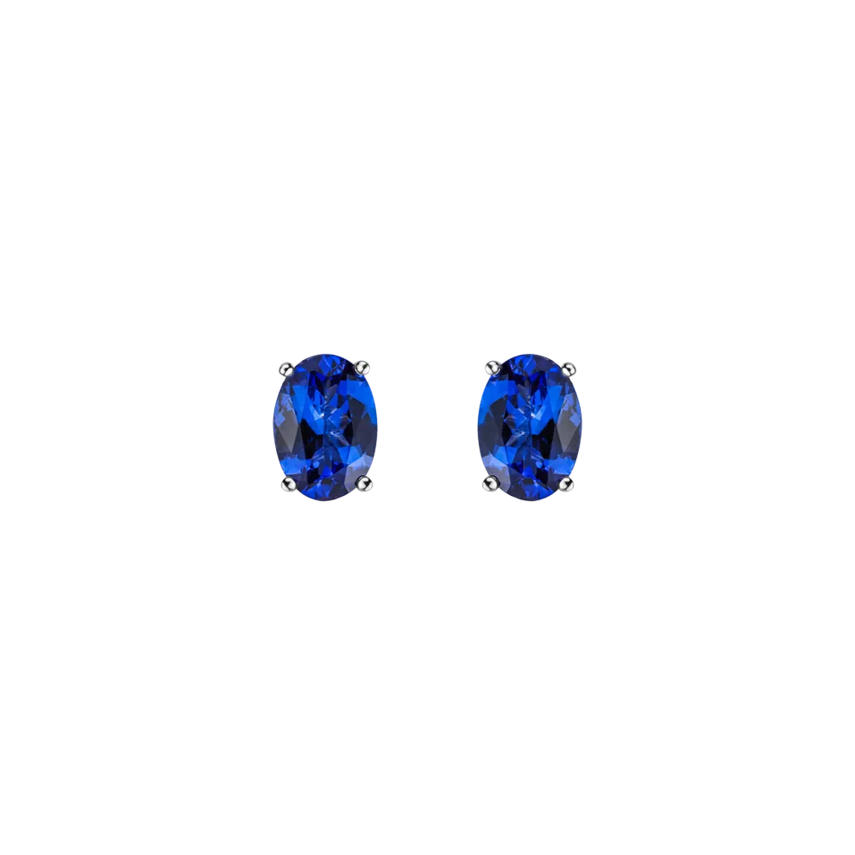 Earrings with Tanzanite Mystic Abyss