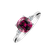 Diamond ring with Rhodolite Marigold2
