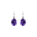 Diamond earrings with Amethyst Juliette2