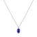 Diamond necklace with Tanzanite Euphemia2