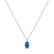 Diamond necklace with Topaz Euphemia2