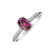 Diamond ring with Rhodolite Pauliene2