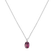 Diamond necklace with  Rhodolith Euphemia2