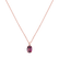 Diamond necklace with a Rhodolith Euphemia2