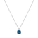 Diamond necklace with Topaz Linnea2