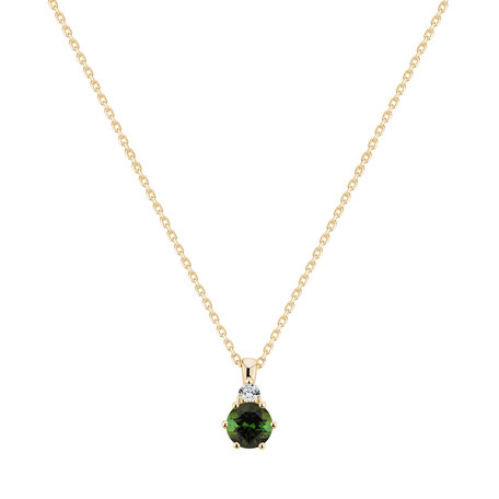Diamond necklace with Tourmaline Diamara