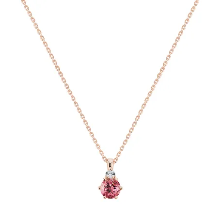 Diamond necklace with Tourmaline Diamara