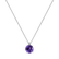 Diamond necklace with Amethyst Bethy2