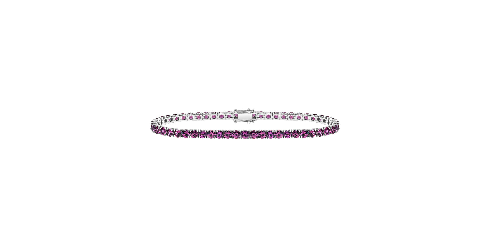 Bracelet with Rhodolite Infinite Glow