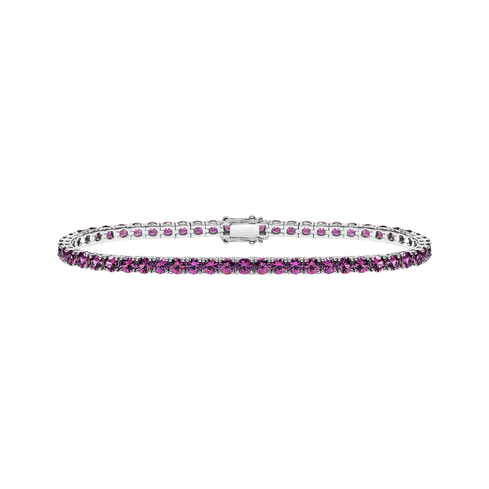 Bracelet with Rhodolite Infinite Glow