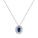 Diamond necklace with Sapphire Floral Treasure2