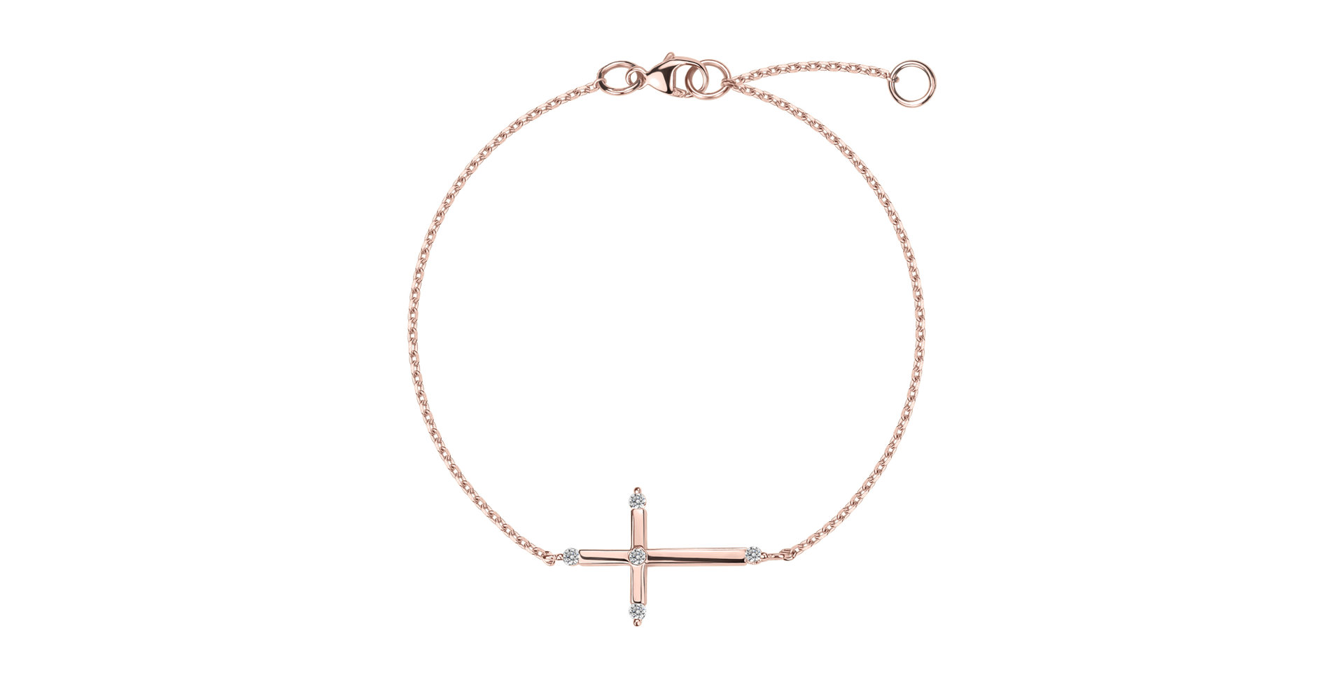 Diamond bracelet Holy Cross