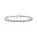 Diamond bracelet with Emerald Mystic Tide2