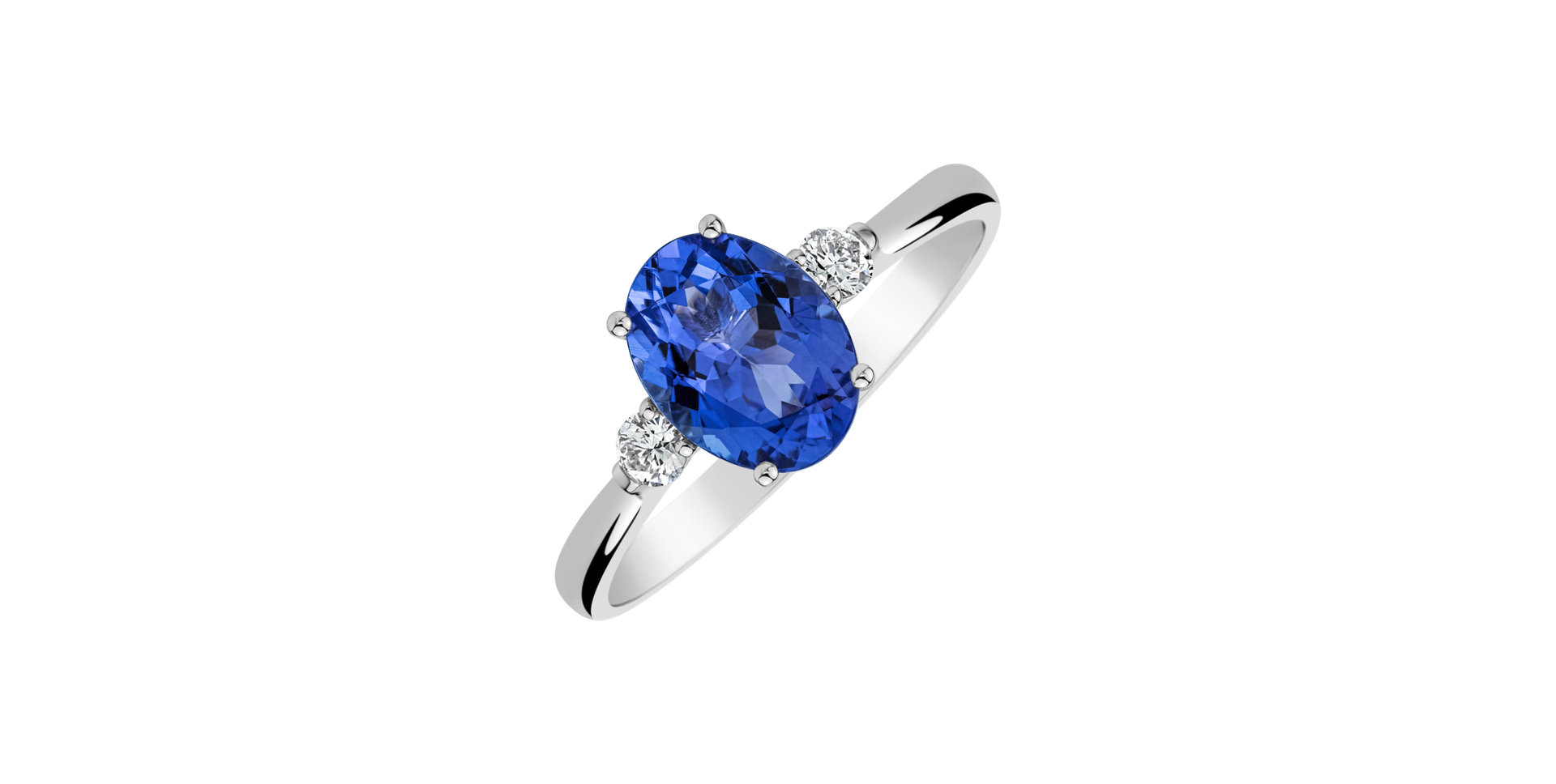 Diamond ring with Tanzanite Marina Bay