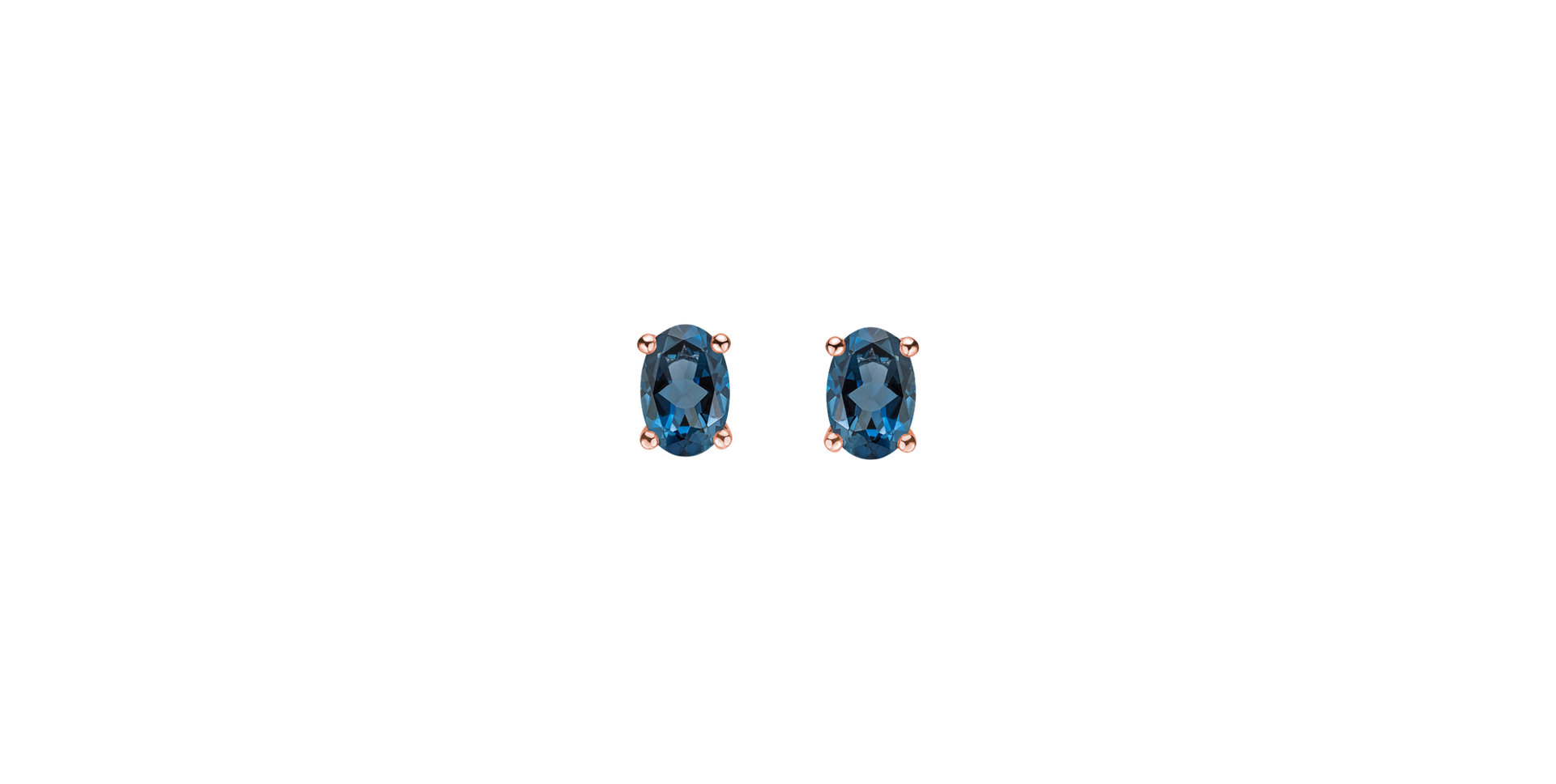 Earrings with Topaz Mystic Abyss