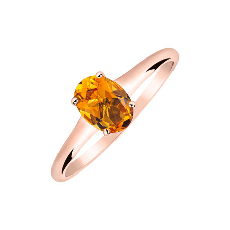 Ring with Citrine Mystic Abyss