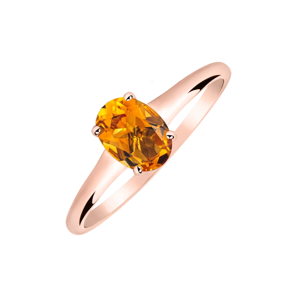 Ring with Citrine Mystic Abyss