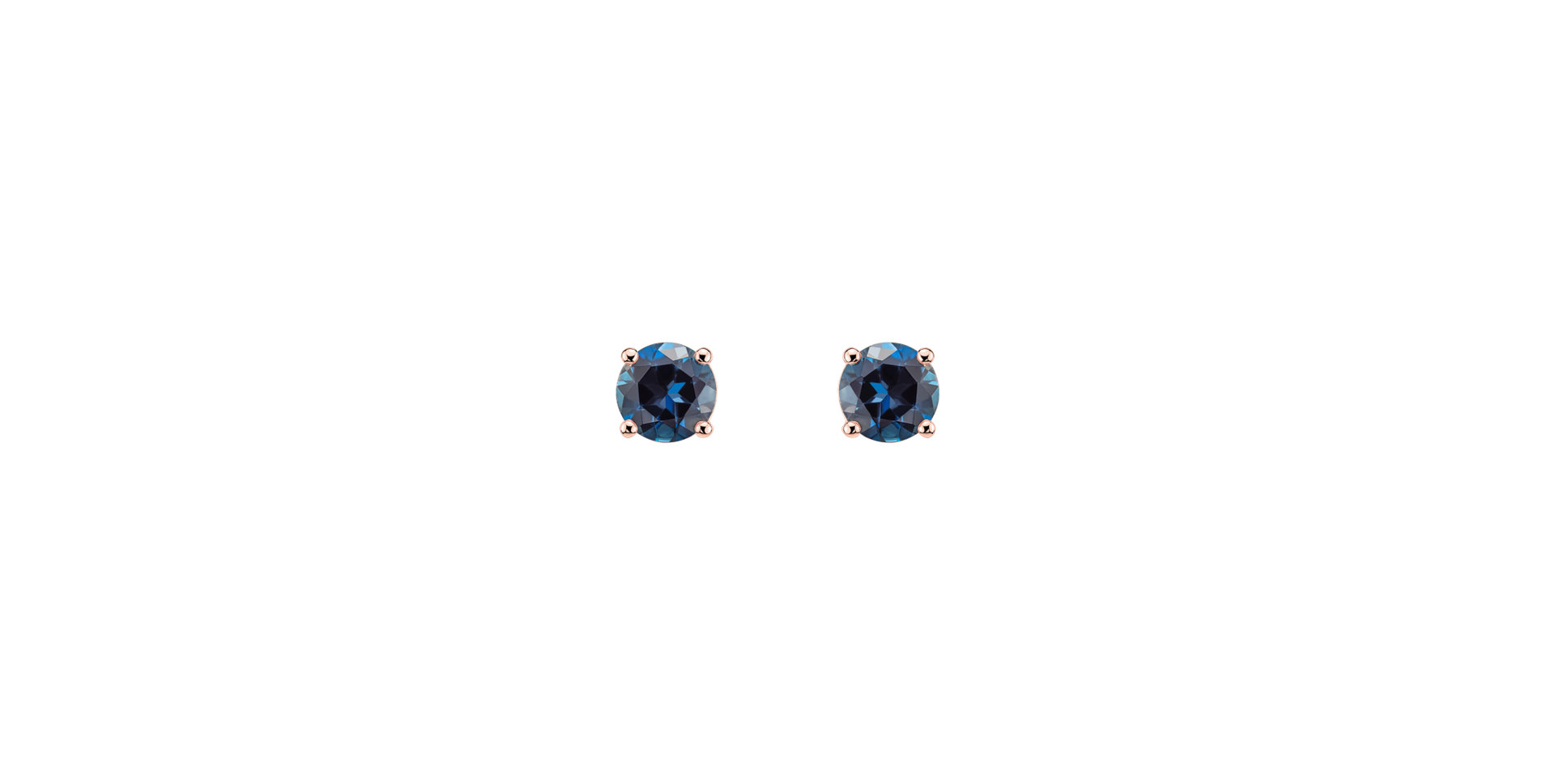 Earrings with Topaz Orbs