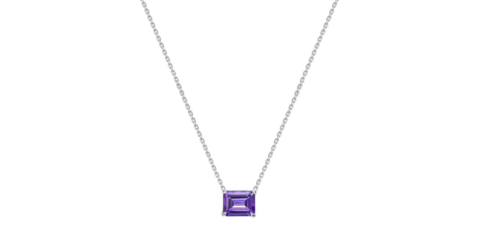 Necklace with Amethyst Corinne