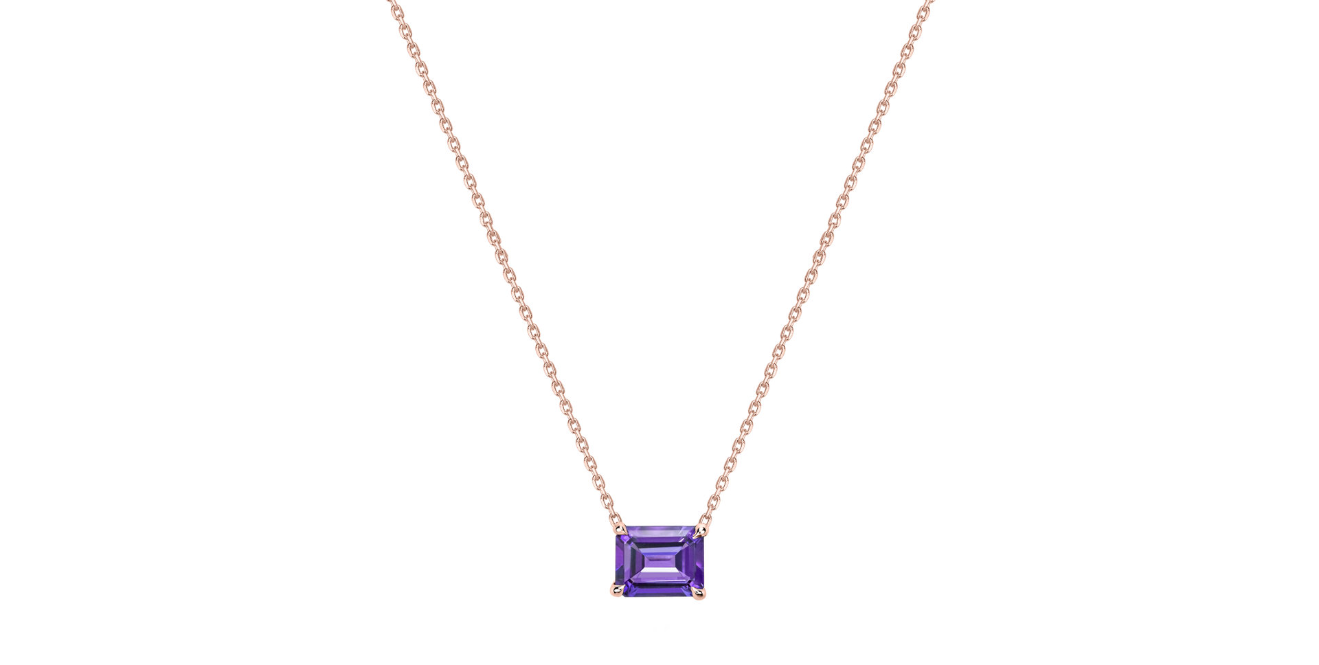 Necklace with Amethyst Corinne