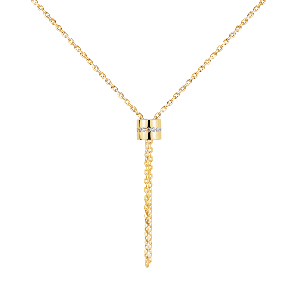 Diamond necklace Infinity Circle