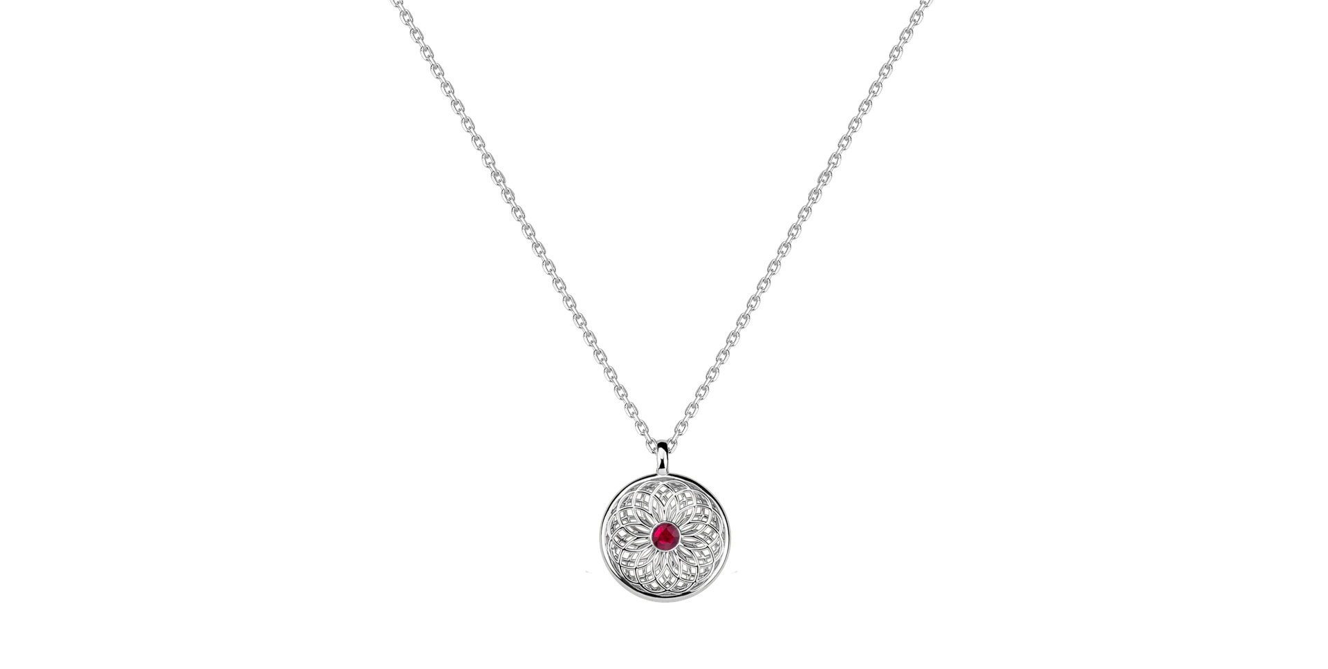 Necklace with Ruby Mirelleon