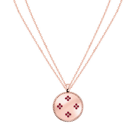 Necklace with Rubies Aveline