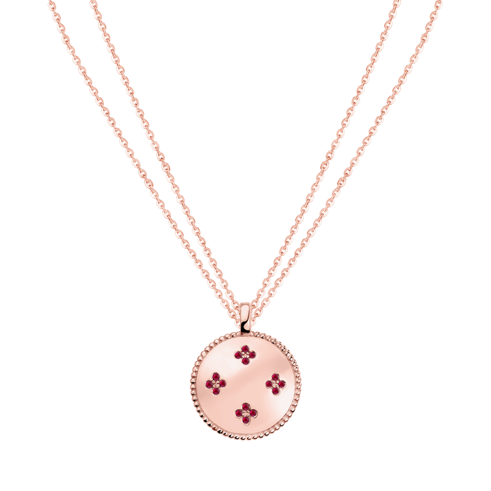 Necklace with Rubies Aveline