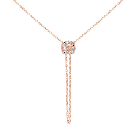 Diamond necklace Golden Verse