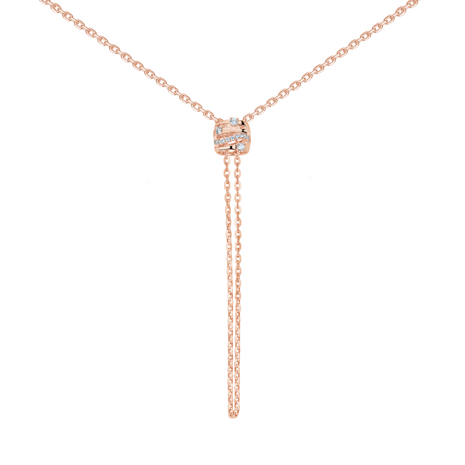 Diamond necklace Golden Verse