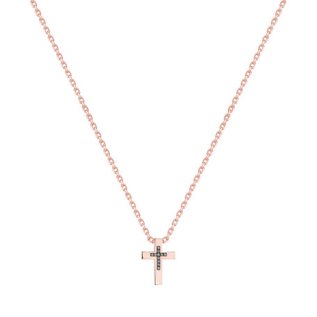 Diamond necklace Cross