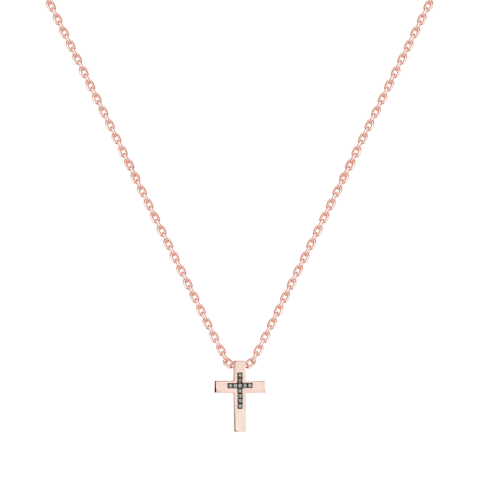Diamond necklace Cross